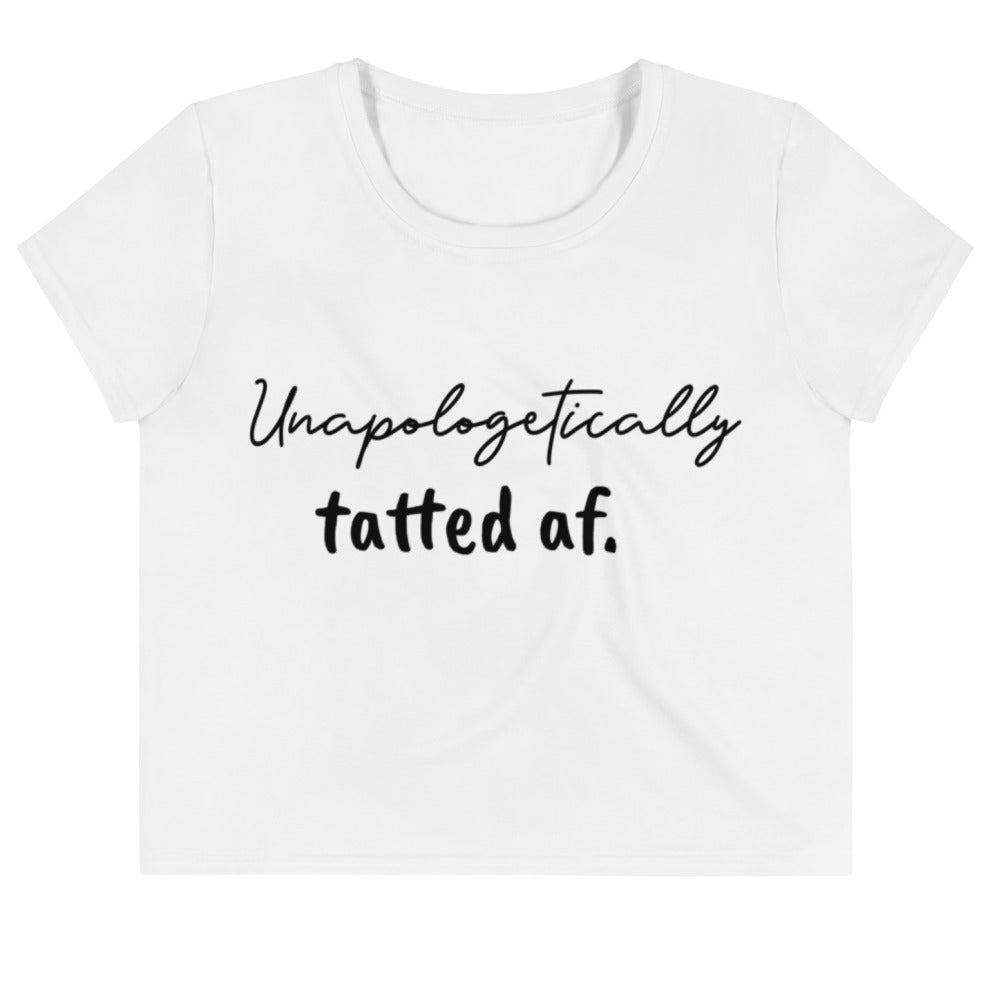 Plus Size Unapologetic Crop Tee