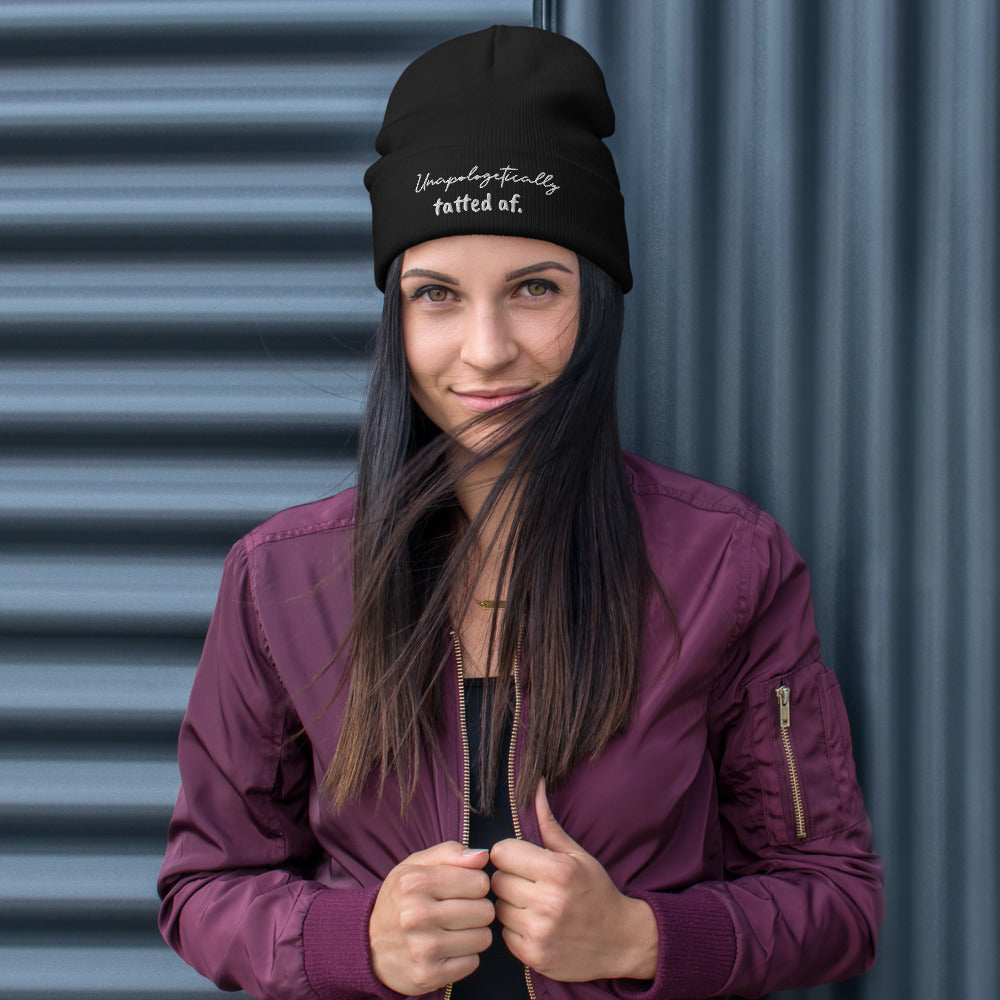 Unapologetic Embroidered Beanie