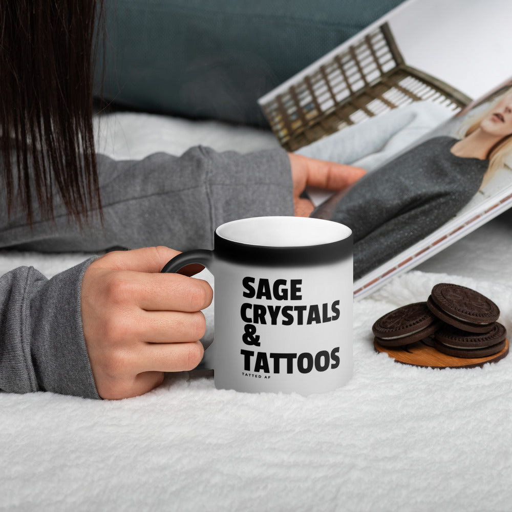 Sage Matte Black Magic Mug