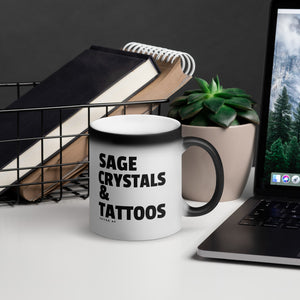 Sage Matte Black Magic Mug