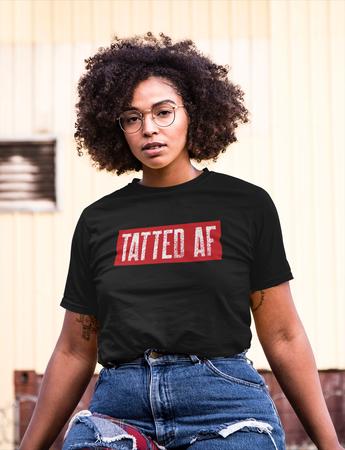 Red Stencil T-Shirt